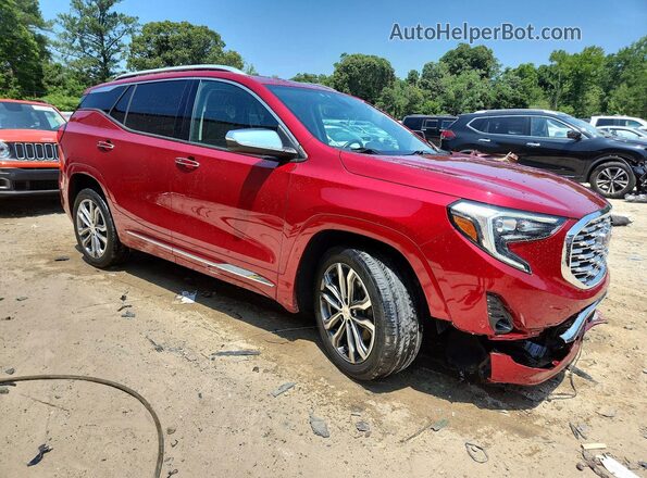 3GKALSEX9KL378664 2019 GMC TERRAIN Maroon Передня права чверть