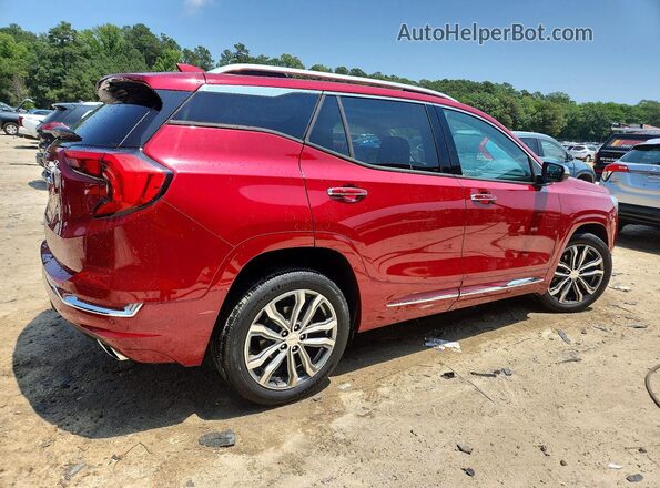 3GKALSEX9KL378664 2019 GMC TERRAIN Maroon Задня права чверть
