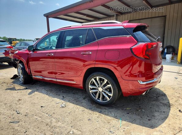 3GKALSEX9KL378664 2019 GMC TERRAIN Maroon Задня ліва чверть