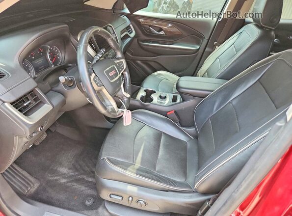 3GKALSEX9KL378664 2019 GMC TERRAIN Maroon Вид салону спереду
