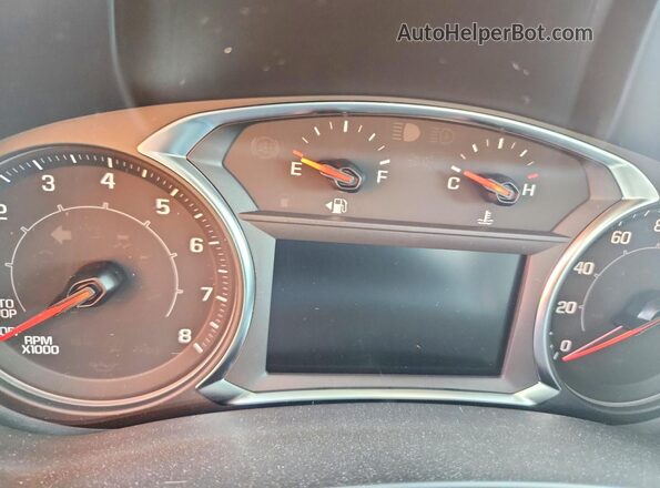 3GKALTEG0PL164305 2023 GMC TERRAIN Белый Вид щитка приборов