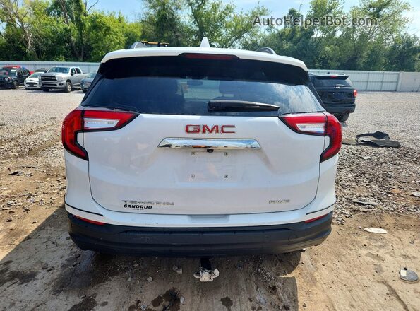 3GKALTEG0PL164305 2023 GMC TERRAIN Белый Вид сзади