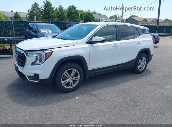 3GKALTEG0RL244478 2024 GMC TERRAIN White Առջևի ձախ երեք քառորդ տեսարան