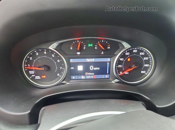 3GKALTEG1RL254582 2024 GMC TERRAIN White Widok zestawu wskaźników