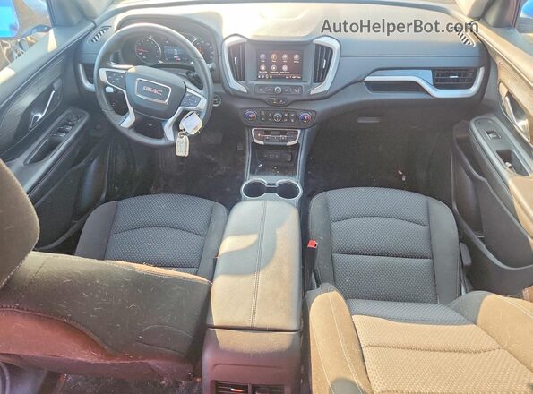 3GKALTEG2RL153096 2024 GMC TERRAIN Blue Вид панелі приладів