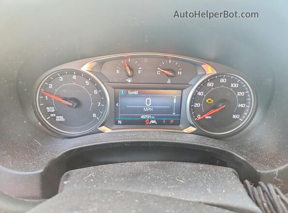 3GKALTEG2RL153096 2024 GMC TERRAIN Blue Вид щитка приладів