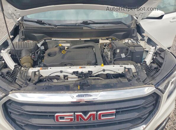 3GKALTEG2RL313753 2024 GMC TERRAIN White Vista del compartimento del motor
