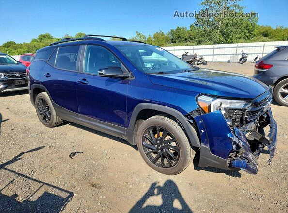 3GKALTEG3PL125062 2023 GMC TERRAIN Blue Передня права чверть
