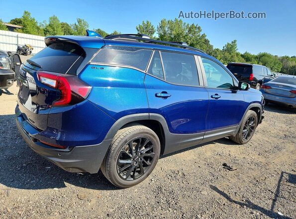 3GKALTEG3PL125062 2023 GMC TERRAIN Blue Задня права чверть