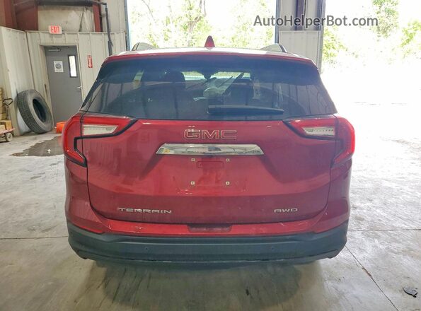 3GKALTEG3RL333011 2024 GMC TERRAIN Red უკანა ხედი