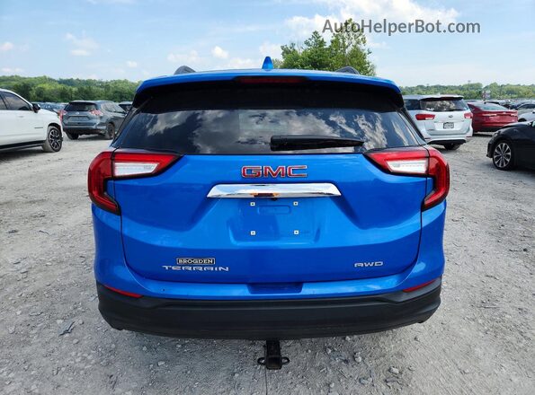 3GKALTEG5RL176758 2024 GMC TERRAIN Blue Rear view