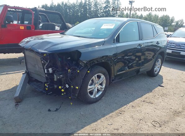 3GKALTEG7RL376136 2024 GMC TERRAIN Black Առջևի ձախ երեք քառորդ տեսարան