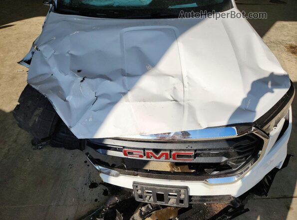 3GKALTEG8PL238215 2023 GMC TERRAIN White Vista del compartimento del motor