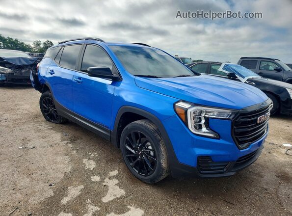 3GKALTEG8RL248861 2024 GMC TERRAIN Blue Передня права чверть