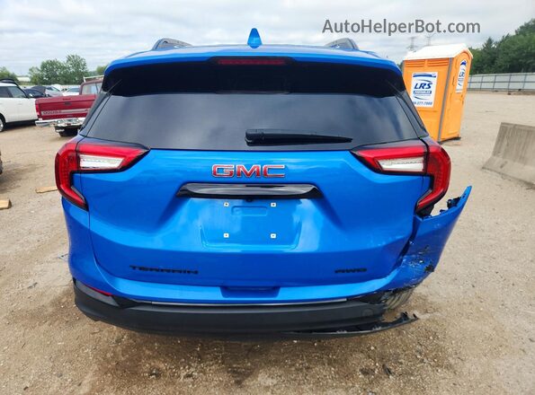 3GKALTEG8RL248861 2024 GMC TERRAIN Blue Вид ззаду