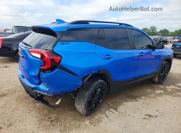 3GKALTEG8RL248861 2024 GMC TERRAIN Blue Задня права чверть