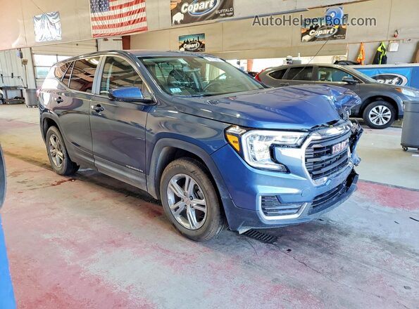 3GKALTEG9RL378728 2024 GMC TERRAIN Blue Передня права чверть