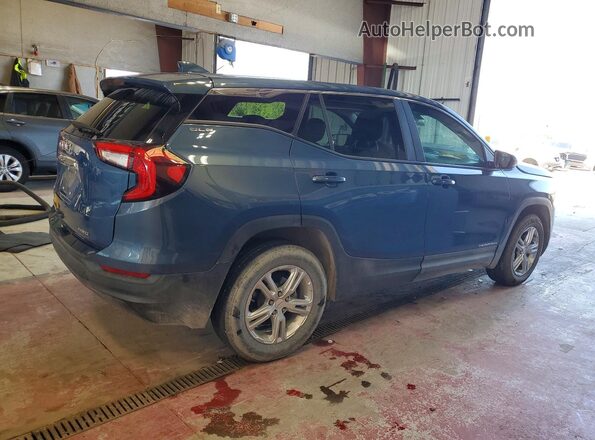 3GKALTEG9RL378728 2024 GMC TERRAIN Blue Задня права чверть