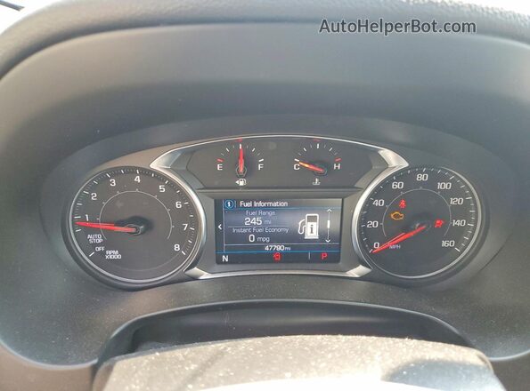 3GKALTEG9RL378728 2024 GMC TERRAIN Blue Вид щитка приладів
