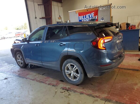 3GKALTEG9RL378728 2024 GMC TERRAIN Blue Задня ліва чверть