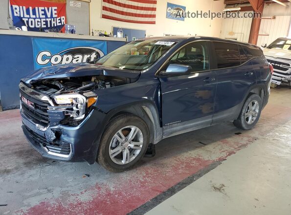 3GKALTEG9RL378728 2024 GMC TERRAIN Blue Панорамний вид салону 360°
