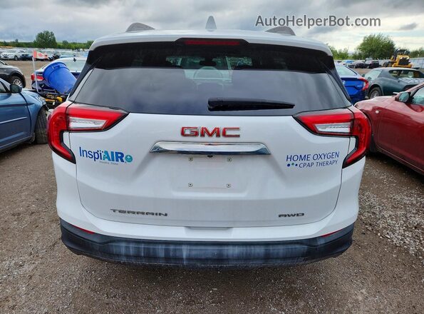 3GKALTEGXRL118886 2024 GMC TERRAIN White უკანა ხედი