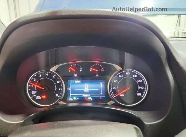 3GKALTEGXRL372758 2024 GMC TERRAIN Blue ხელსაწყოთა პანელის ხედი