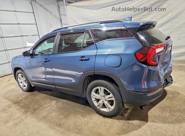 3GKALTEGXRL372758 2024 GMC TERRAIN Blue უკანა მარცხენა