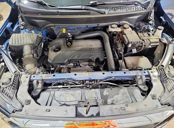3GKALTEGXRL372758 2024 GMC TERRAIN Blue ძრავის განყოფილების ხედი