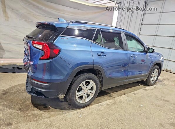 3GKALTEGXRL372758 2024 GMC TERRAIN Blue უკანა მარჯვენა
