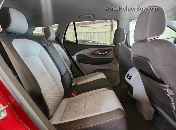 3GKALTEV0JL278035 2018 GMC TERRAIN Red უკანა სავარძლების ხედი