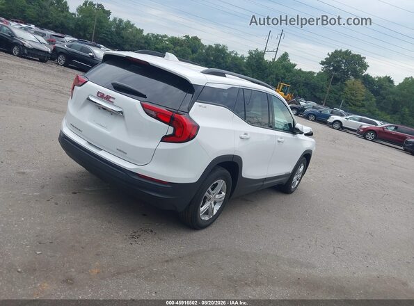 3GKALTEV0KL309284 2019 GMC TERRAIN Белый Задняя правая четверть