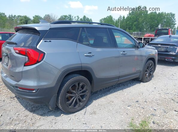 3GKALTEV0ML353546 2021 GMC TERRAIN Gray Trasero derecho