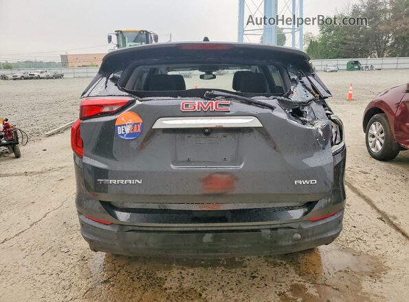 3GKALTEV0ML362196 2021 GMC TERRAIN Gray უკანა ხედი