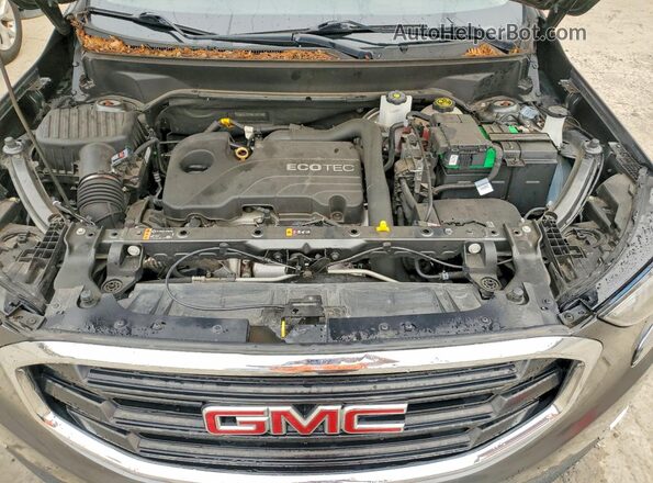 3GKALTEV0ML362196 2021 GMC TERRAIN Gray უკანა სალონის ხედი