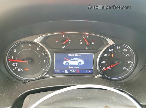 3GKALTEV0ML362196 2021 GMC TERRAIN Gray ხელსაწყოთა პანელის ხედი