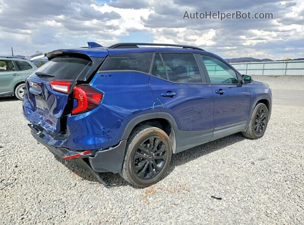 3GKALTEV0NL174487 2022 GMC TERRAIN Blue Tył prawy