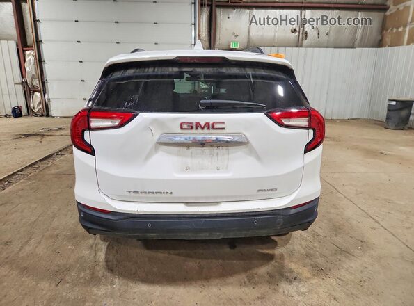 3GKALTEV0NL284200 2022 GMC TERRAIN White Rear view