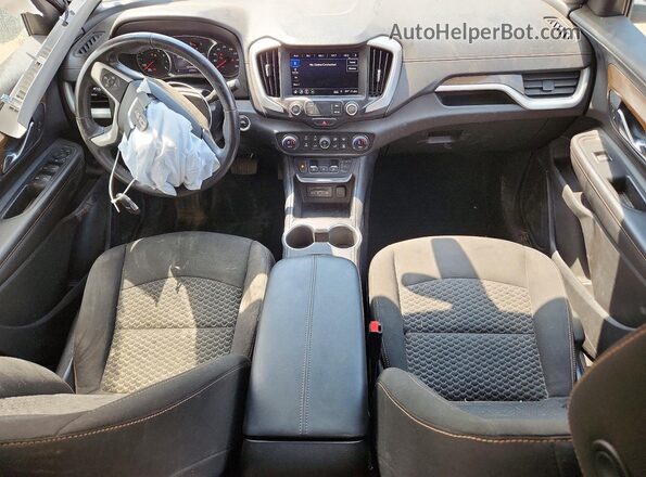 3GKALTEV1KL394510 2019 GMC TERRAIN Teal Dashboard view