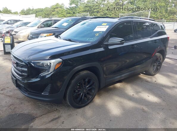 3GKALTEV1LL344269 2020 GMC TERRAIN Black წინა მარცხენა ხედი სამი მეოთხედიდან