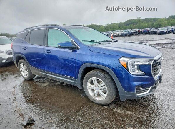 3GKALTEV1NL309864 2022 GMC TERRAIN Blue Առջևի աջ