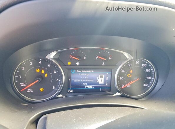 3GKALTEV1NL309864 2022 GMC TERRAIN Blue Սարքավորումների վահանակի տեսք