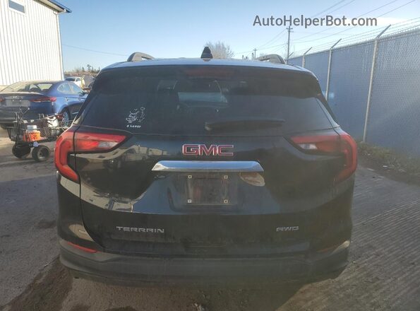 3GKALTEV2KL112956 2019 GMC TERRAIN Black Widok z tyłu