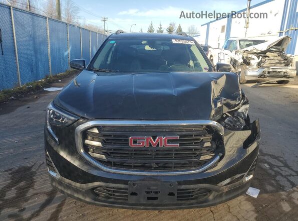 3GKALTEV2KL112956 2019 GMC TERRAIN Black Widok z przodu