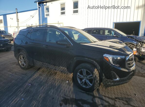 3GKALTEV2KL112956 2019 GMC TERRAIN Black Przód prawy