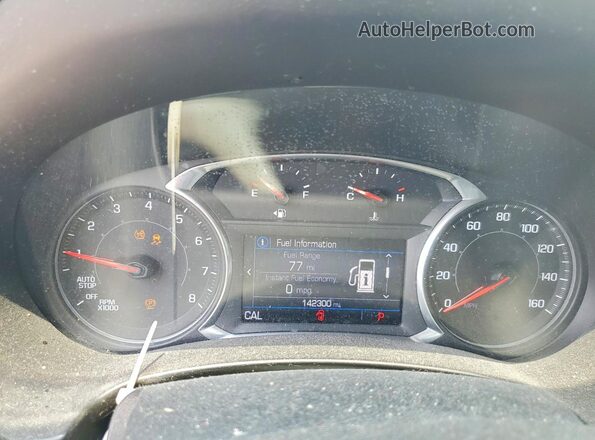 3GKALTEV2KL233485 2019 GMC TERRAIN Blue Instrument cluster view