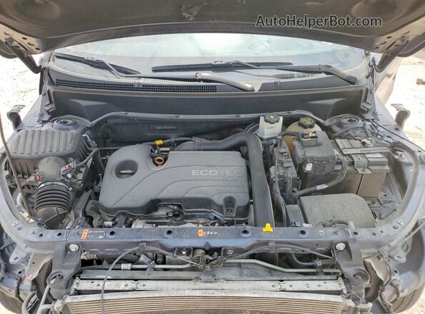 3GKALTEV2KL233485 2019 GMC TERRAIN Blue Engine compartment view