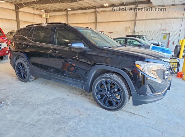 3GKALTEV2ML317163 2021 GMC TERRAIN Черный Передняя правая четверть
