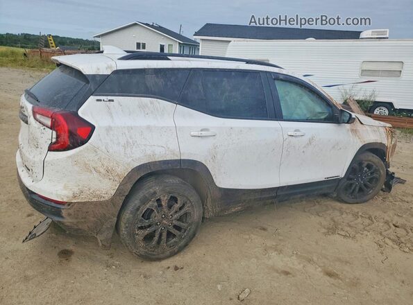 3GKALTEV2NL250887 2022 GMC TERRAIN White Trasero derecho