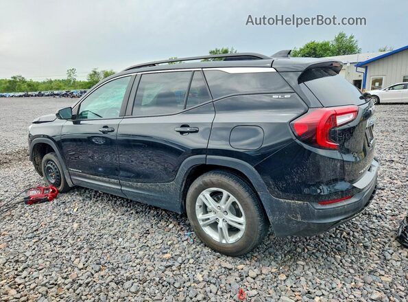3GKALTEV2NL252879 2022 GMC TERRAIN Черный Задняя правая четверть